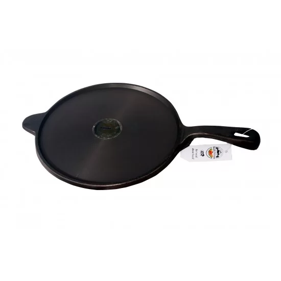 Cast Iron Dosa Tawa, Pre-Seasoned, 10.25 inches