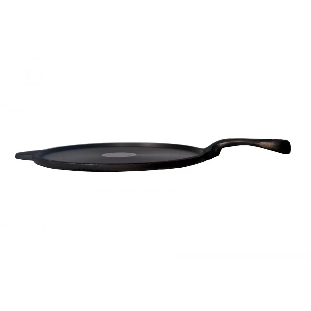 Kashvi Dosa Tawa Pre Seasoned Double Loop Handle Cast Iron Dosa